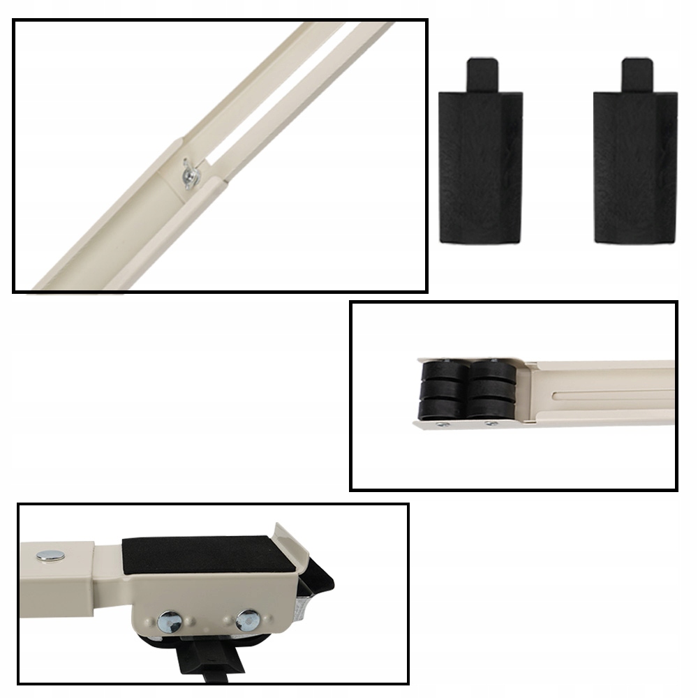 2x ROLKI DO LODÓWKĘ TRANSPORTU PRZESUWANIA MEBLI SZYNY w 12 kółek 330KG Kod producenta 6HG174600