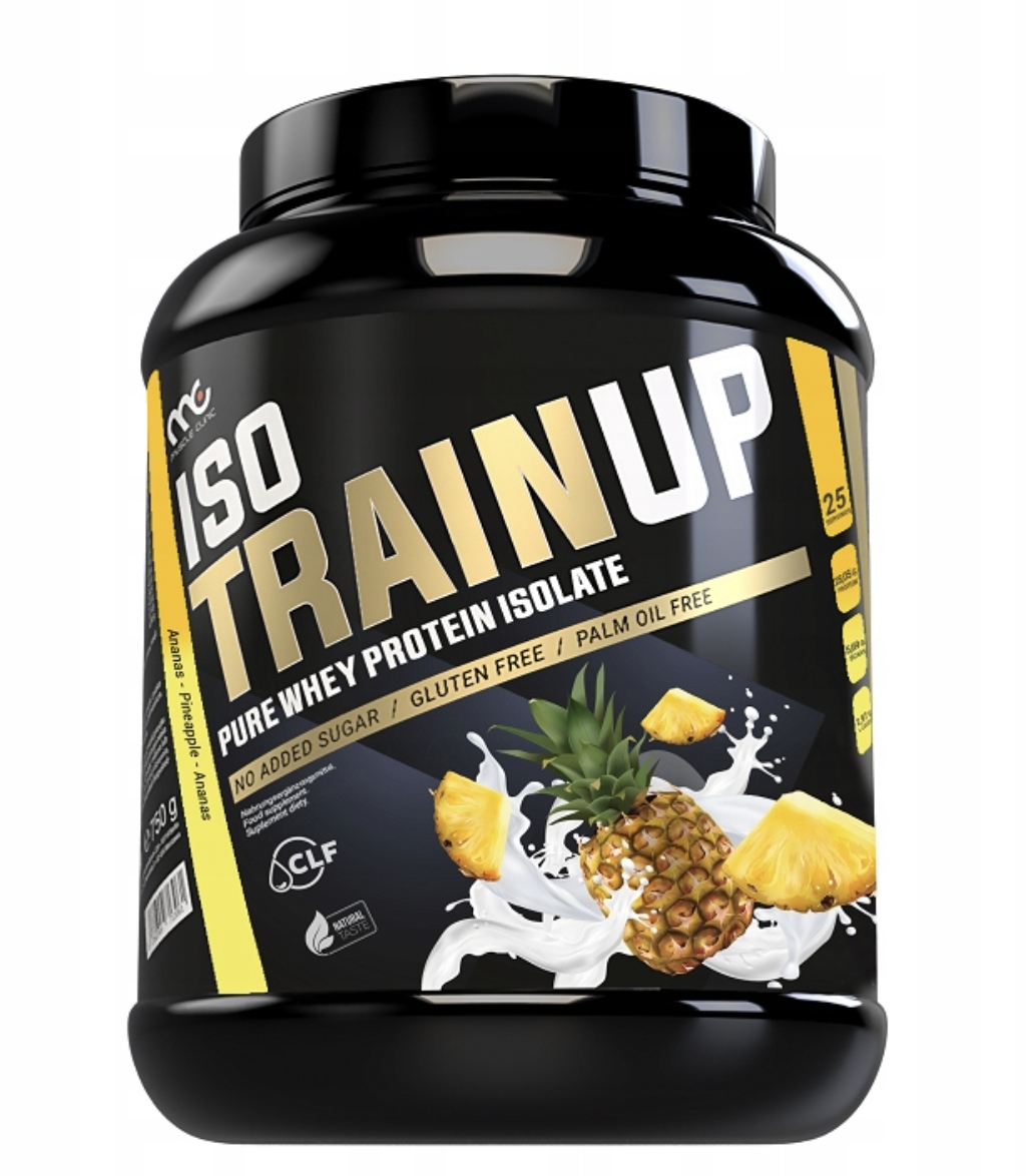Muscle Clinic Iso Train Up 750 g proteinový izolát proteinový izolát Wpi ananasový