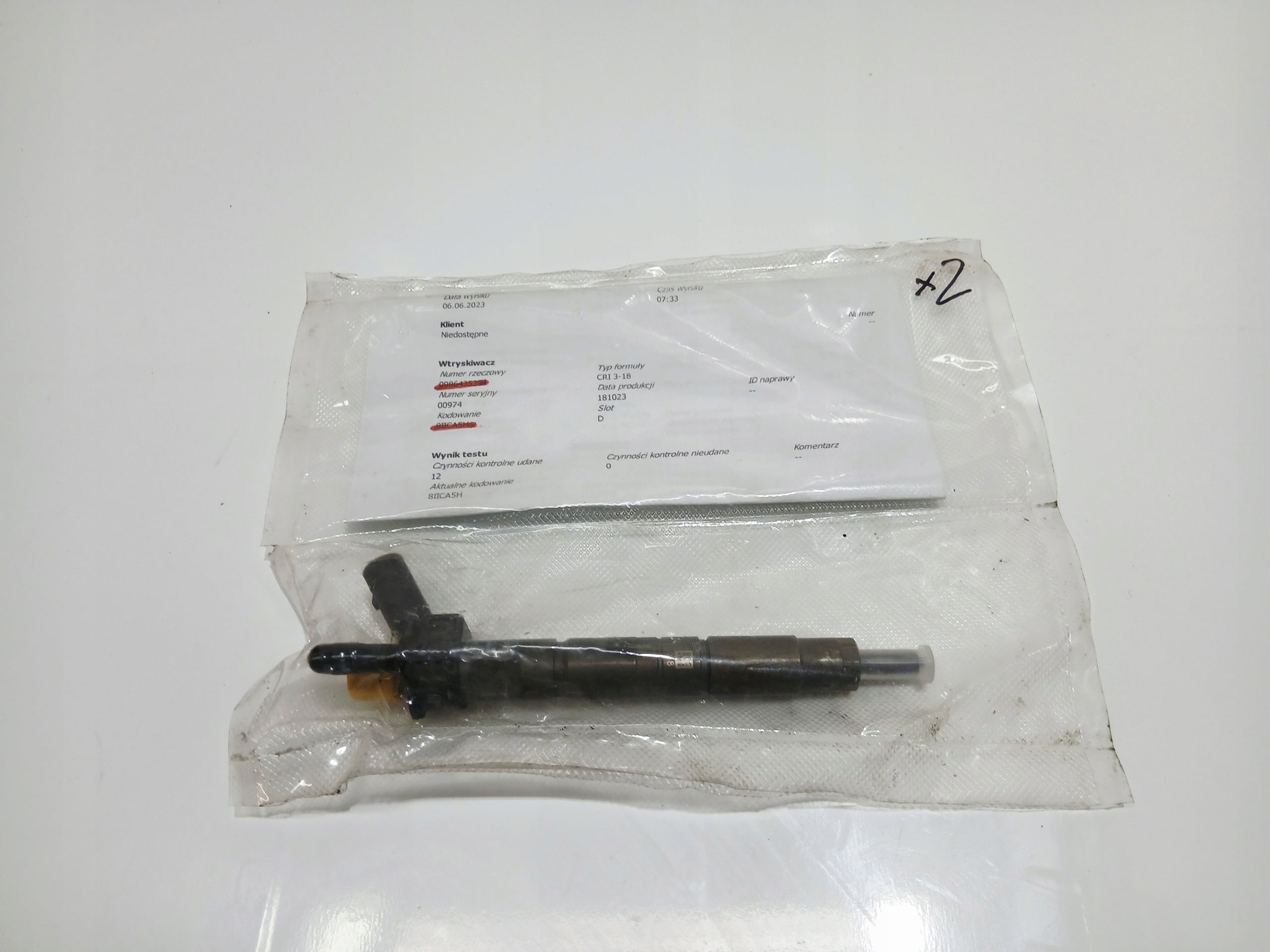 injector BMW F10 0986435394