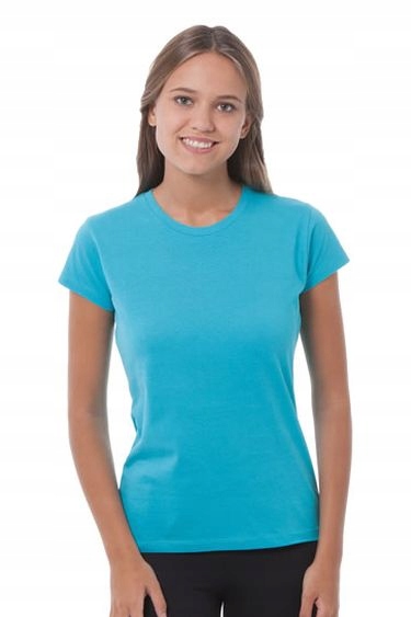 T-SHIRT DAMSKA koszulka bawełniana JHK TSRL CMF biała WH r. XL Wzór dominujący bez wzoru