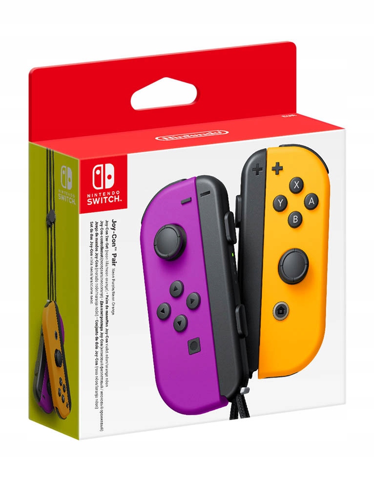 Ovládače Joy-con Neon Purple/orange Fialovo-oranžové Prepínač