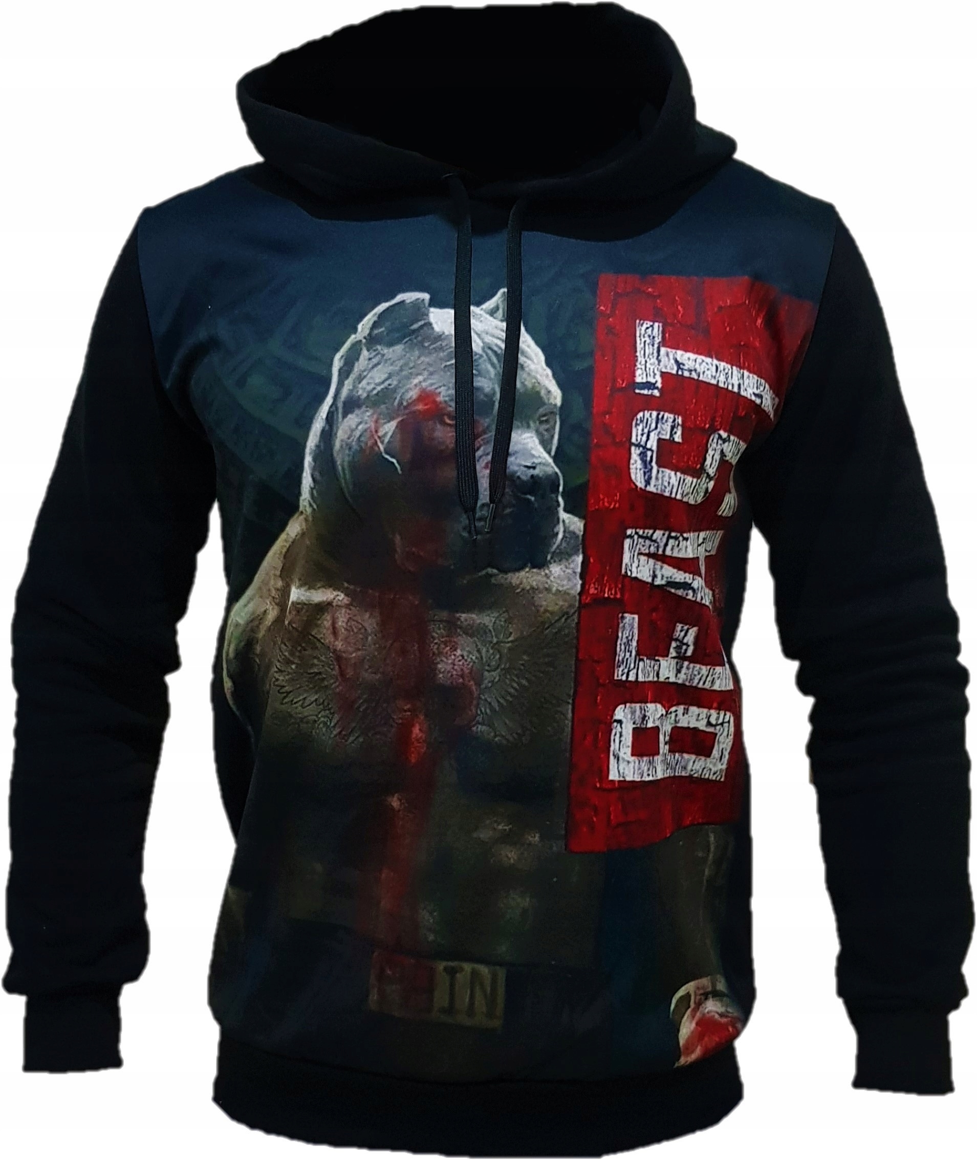 

Bluza 3D z psem Pitbull Punisher Wilk roz. XL