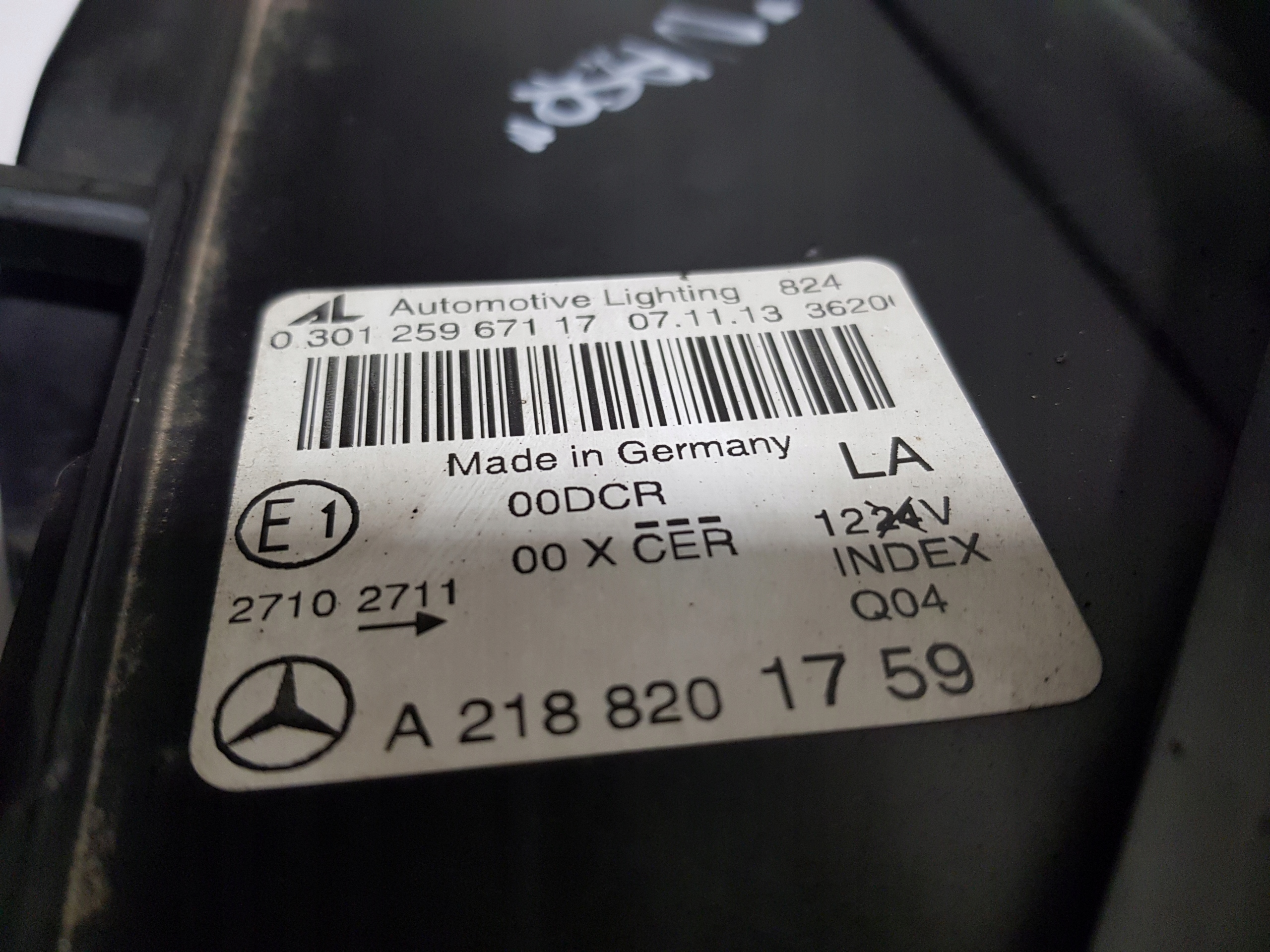 MERCEDES CLS W218 C218 light LED left front XENON BIXENON