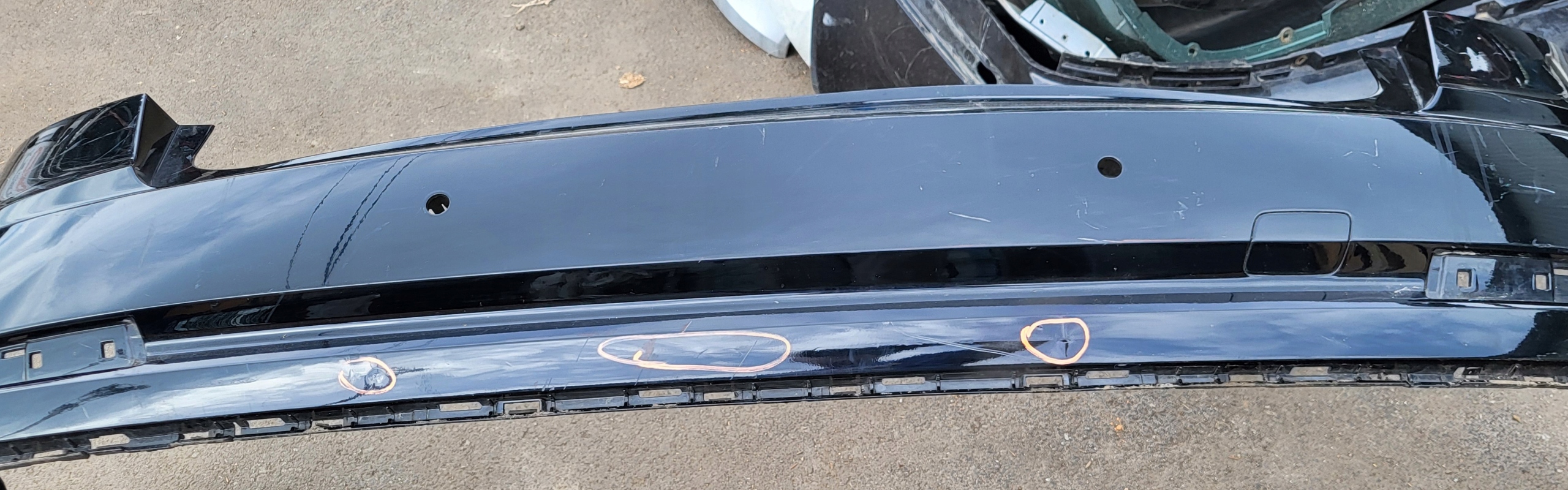 bumper rear rear part AUDI A8 D5 4N0 black original