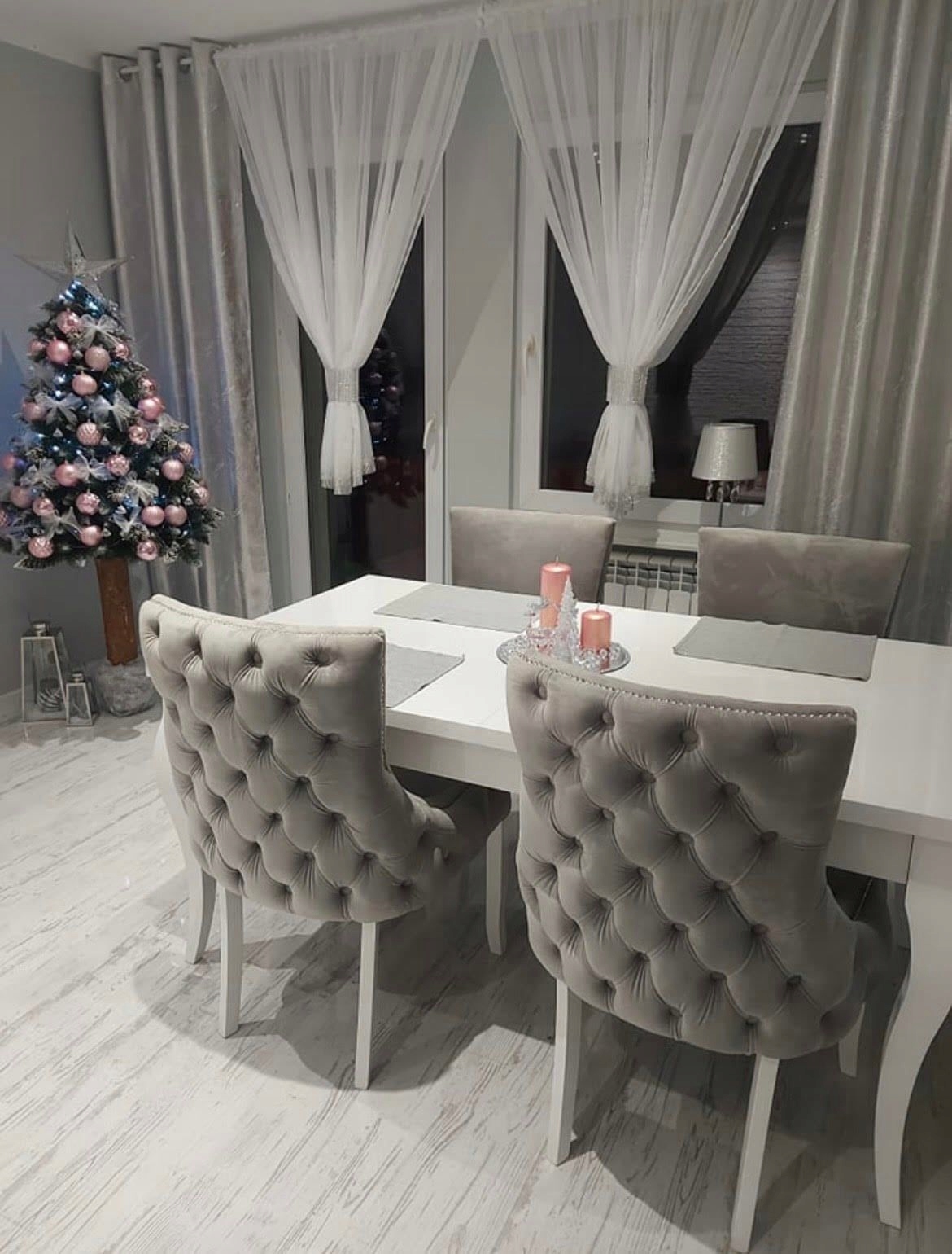 STÓŁ ALAN+ KRZESŁA GLAMOUR