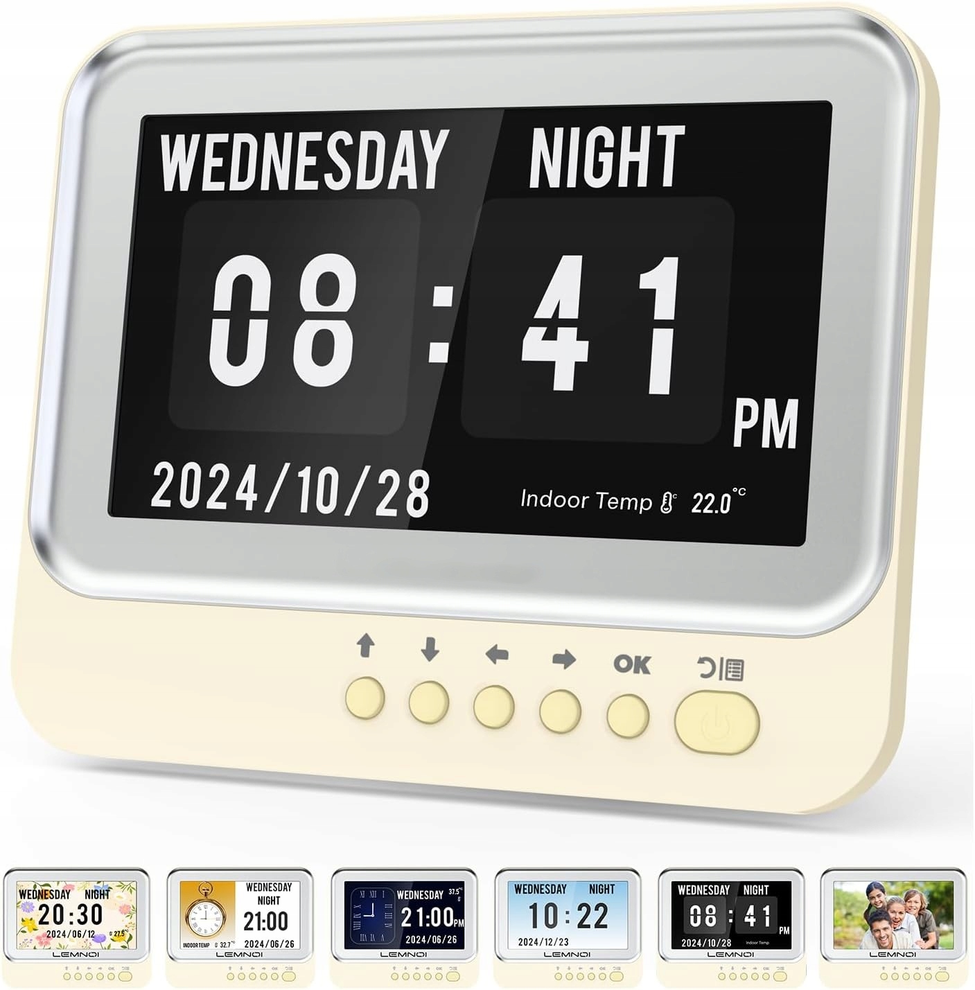 Digitální fotorámeček 7'' rámeček 1024x600 na Led fotografie na stůl