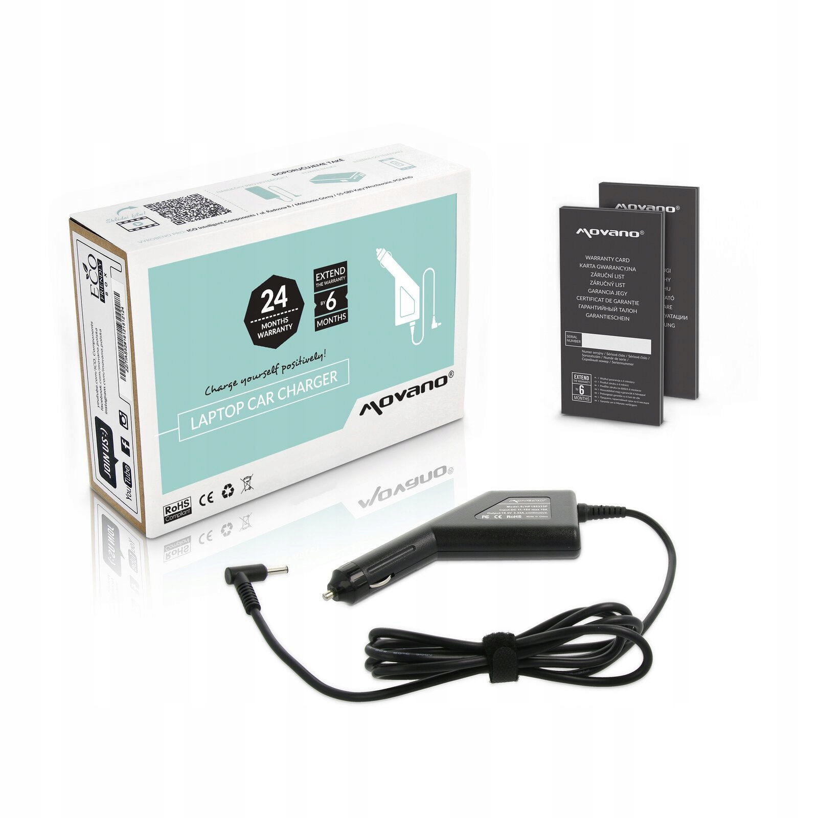 

Zasilacz samochodowy do Hp 19.5V Pavilion 15