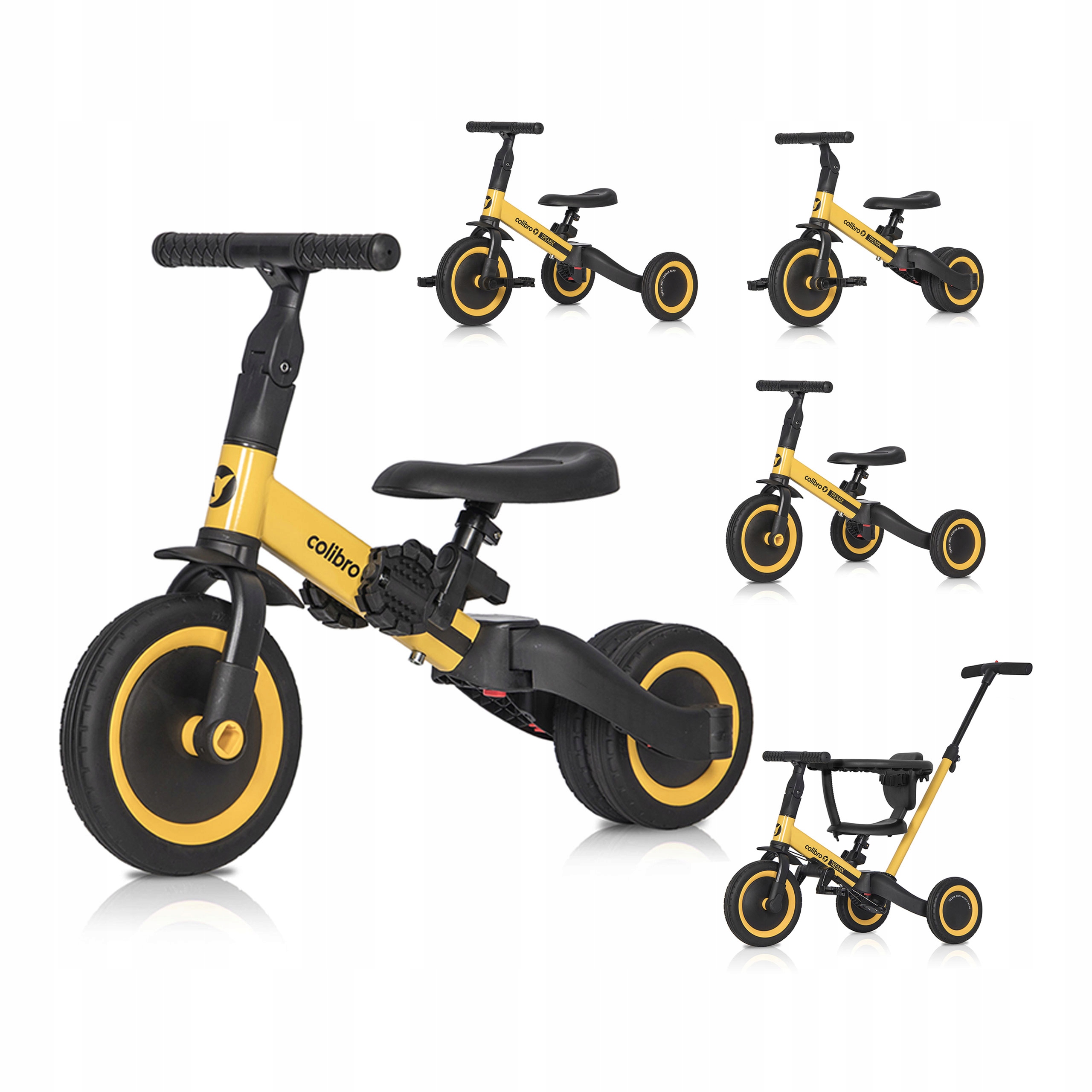 Rowerek biegowy trójkołowy Dla Dziewczynki i Chlopca Tremix Up 6w1 25 Kg Ce