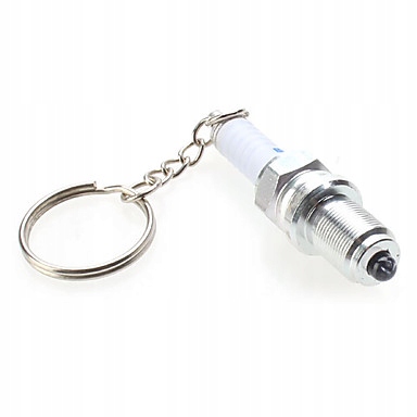 BRELOK METALOWY ZAWIESZKA DO KLUCZY ŚWIECA SAMOCHODOWA BRYLOK PRZYWIESZKA Marka Silkey