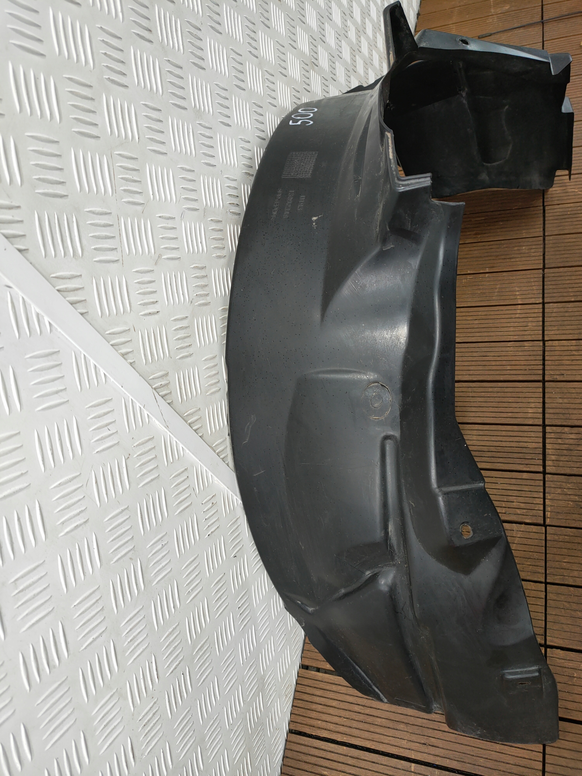 FIAT 500 07-14 mudguard front left front 13092348 51786784 OE