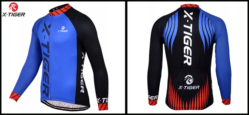 KOSZULKA ROWEROWA KOLARSKA Z DŁUGIM RĘKAWEM MĘSKA Materiał dominujący poliester