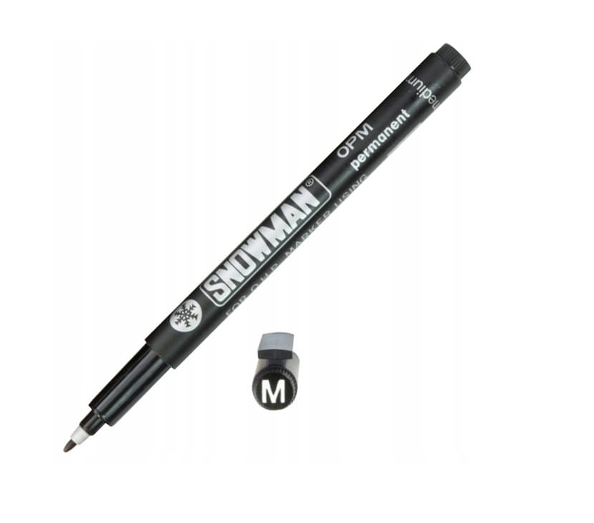 

Marker permanentny foliopis M czarny Snowman