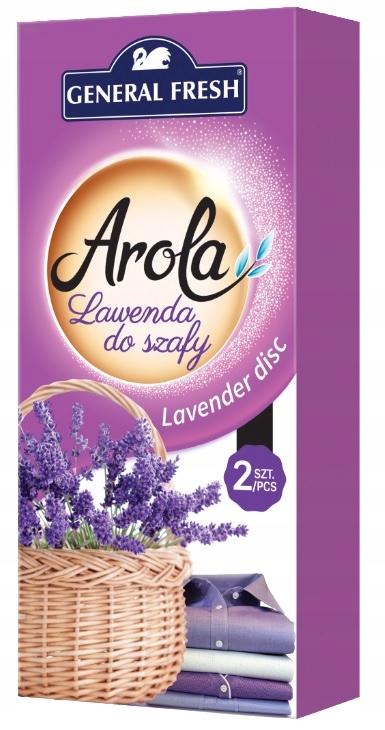 

General Fresh Arola Zapach do Szafy Lawenda 2szt