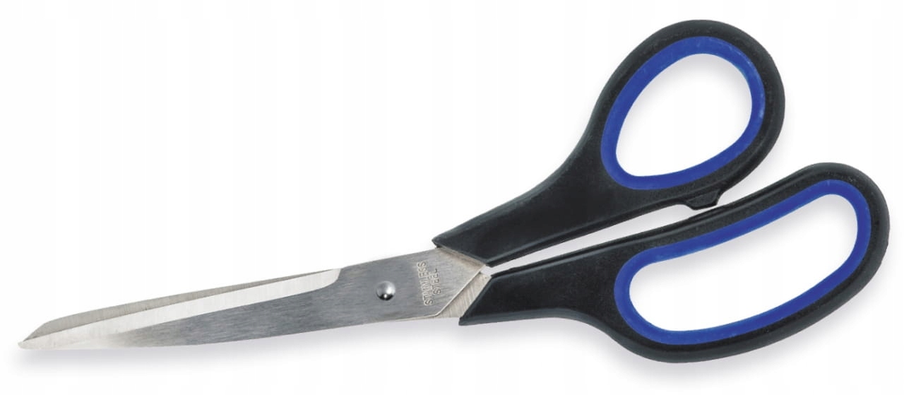 Nożyczki biurowe 21cm gumowy uchwyt Marka inny