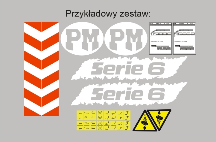 Samolepící nálepka na každý model Hds Pm