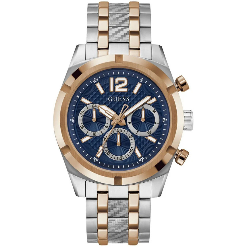 Pánské Hodinky Guess GW0714G3 stříbrný náramek