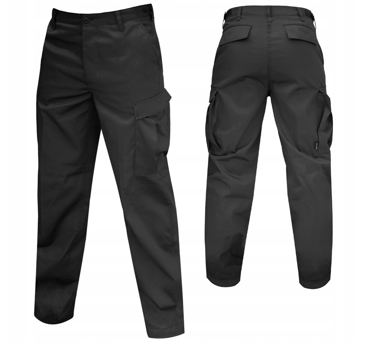 Spodnie męskie wojskowe bojówki taktyczne Mil-Tec Us Ranger Bdu Black 8XL