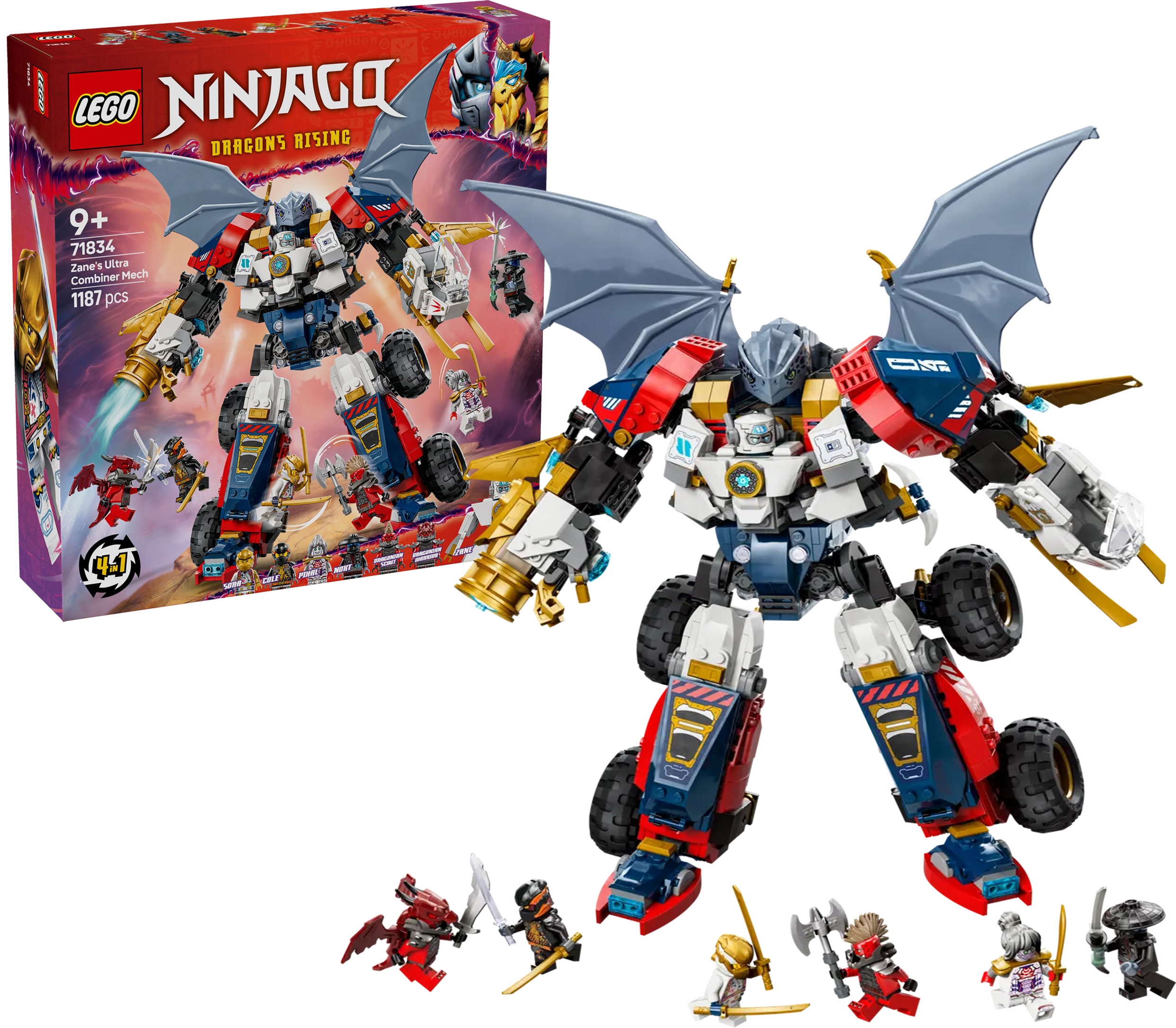 Lego Ninjago Zaneův multifunkční ultramech 71834