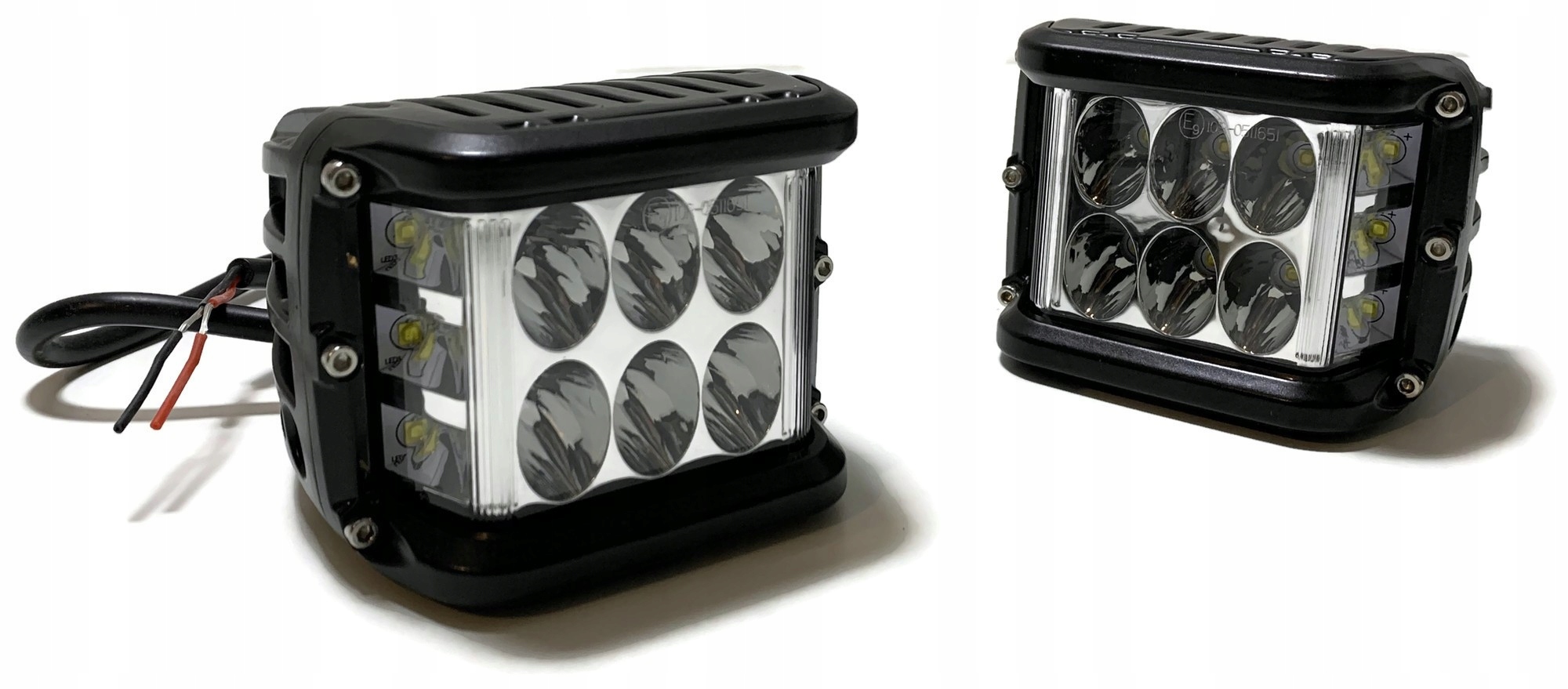 LAMPA ROBOCZA LED 2X CUBE CREE DOSWIETLENIE ZESTAW Power 56 W