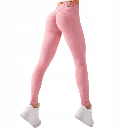 LEGGINSY GYM SILOWNIA PUSH UP BEZSZWOWE ELASTYCZNE