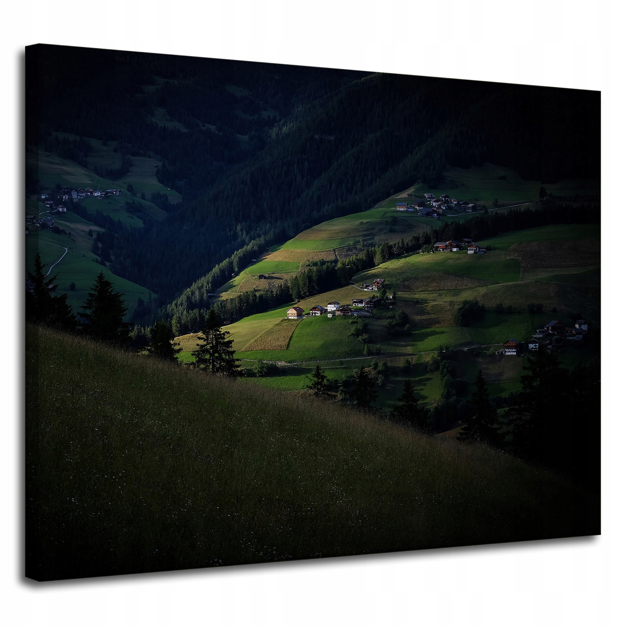 Obraz Canvas Příroda Horská vrchovina Temnota 100x80 cm
