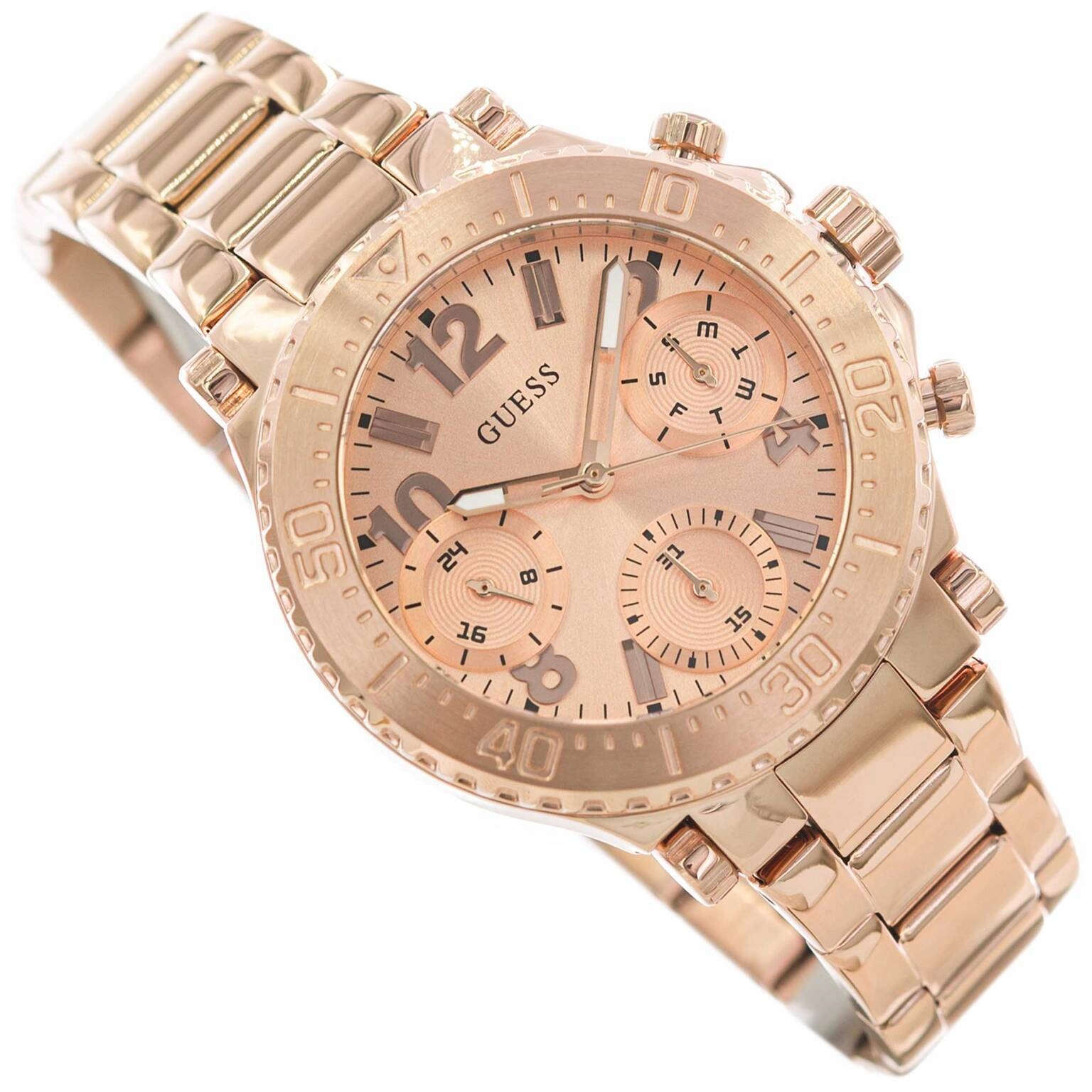 Dámské Hodinky Guess GW0465L2 Cosmic Růžové Zlato Na Náramku Datumovka