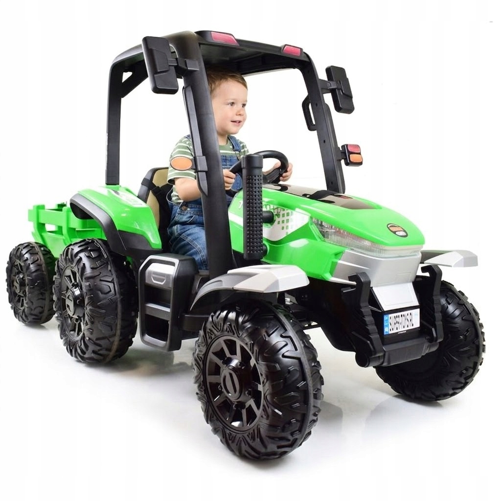 Olbrzymi Traktor Z Przyczepą ,24V, 4X4 JAKOŚĆ/BLT206