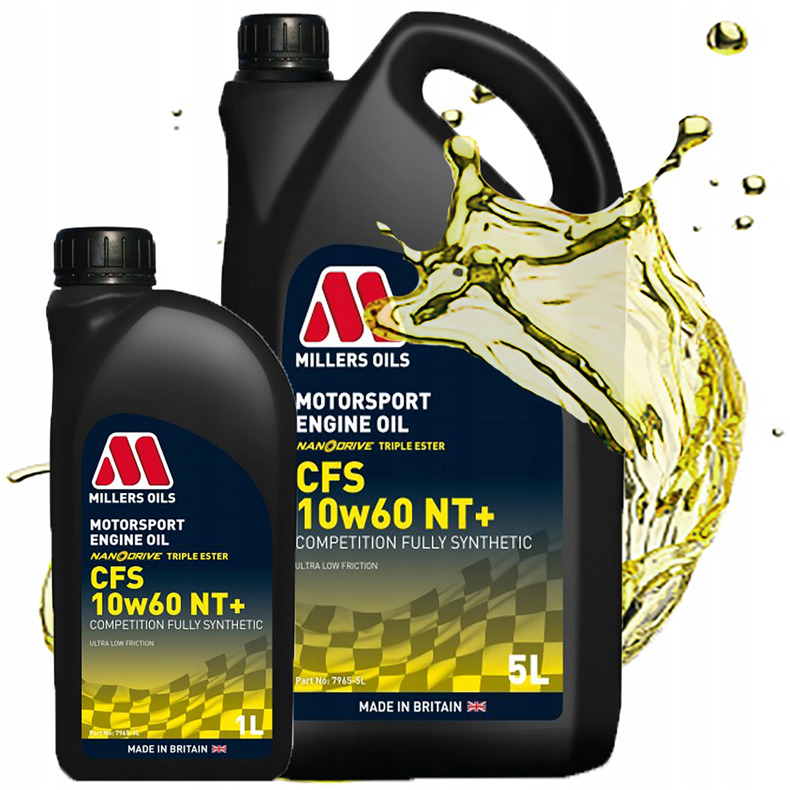 Syntetický Motorový Olej Estry Motorsport Millers Oils Cfs 10w60 Nt+ 6L
