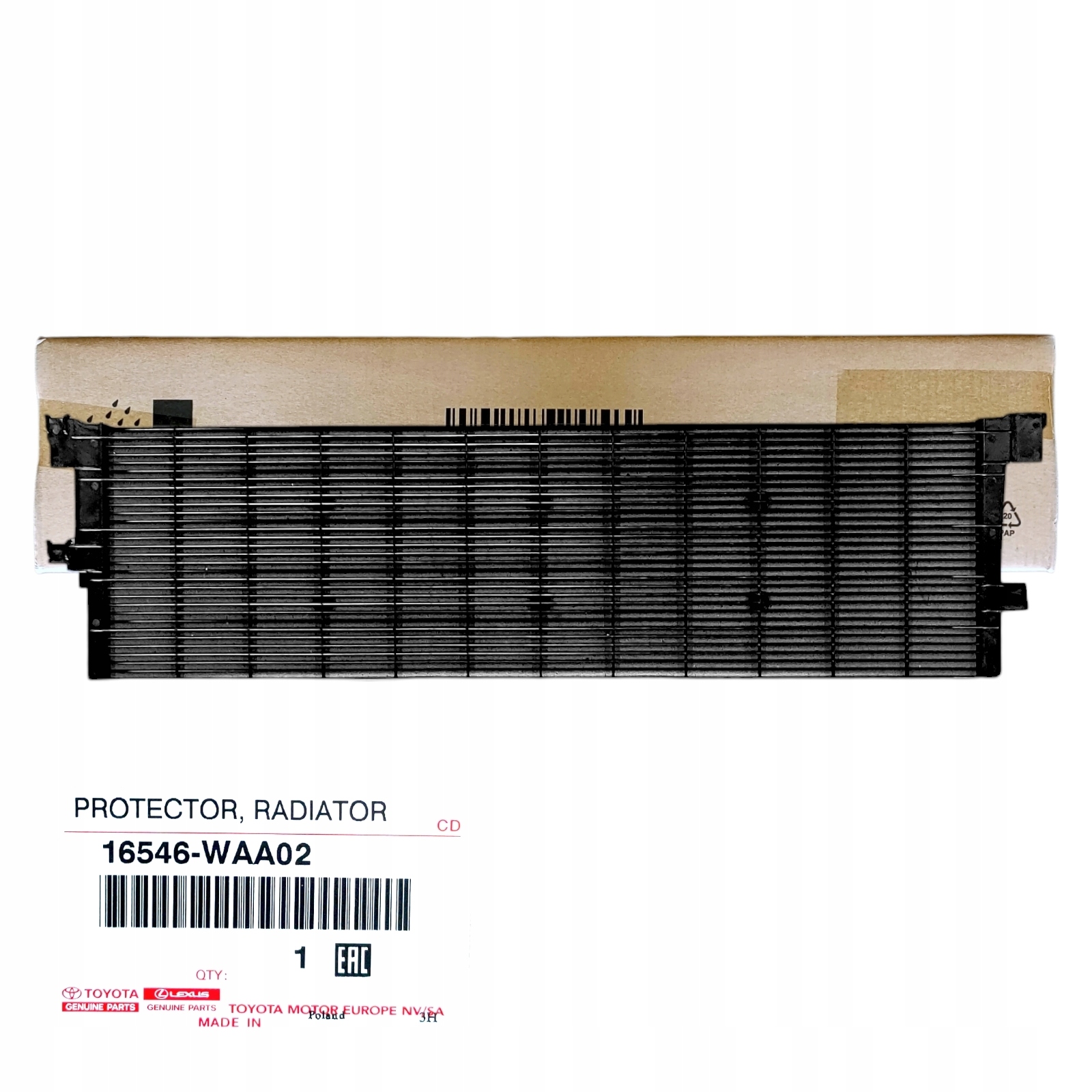 TOYOTA SUPRA OSŁONA CHŁODNICY DOLNA 16546-WAA02