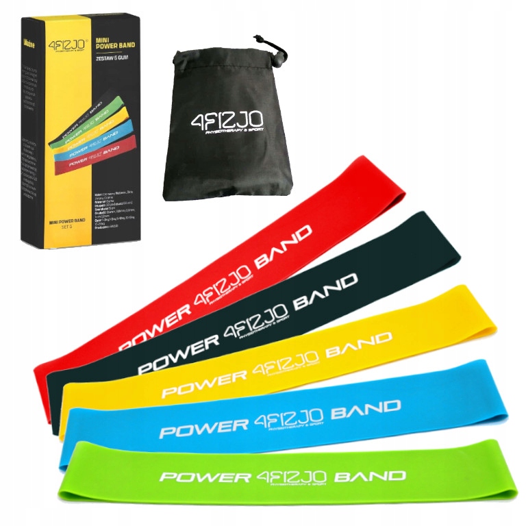 

Gumy Oporowe Ćwiczeń Mini Band Pro Fitness+worek