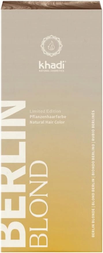 Khadi Berlin Blond Barva Trvalá popelavá Chladný přírodní prášek 100 g