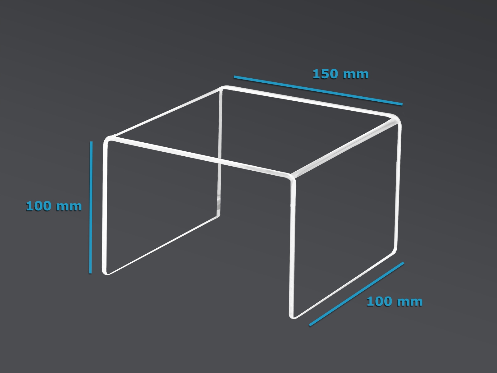 STOJAK PODSTAWKA EKSPOZYTOR STOPIEŃ PLEXI 10/15/10 Kod producenta STOP15 10/10
