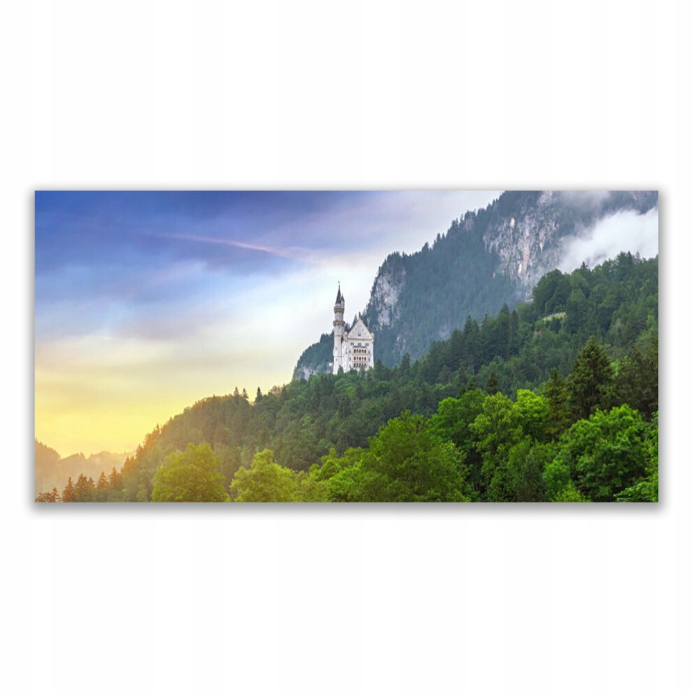 

Obraz akrylowy 120x60 Zamek w Górach Las Krajobraz