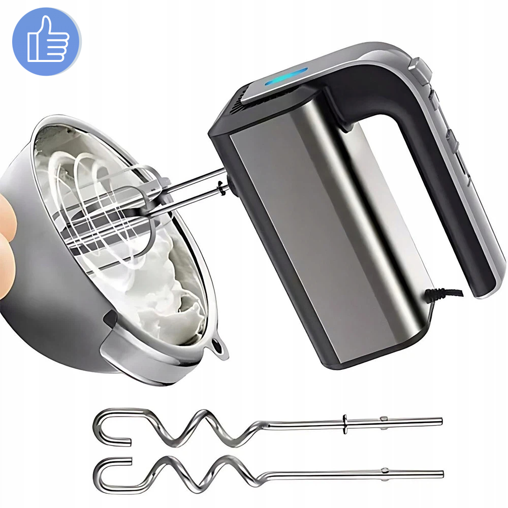 Ruční Kuchyňský Robot 300 W 5 Rychlostních Stupňů Turbo S Míchacími Metlami