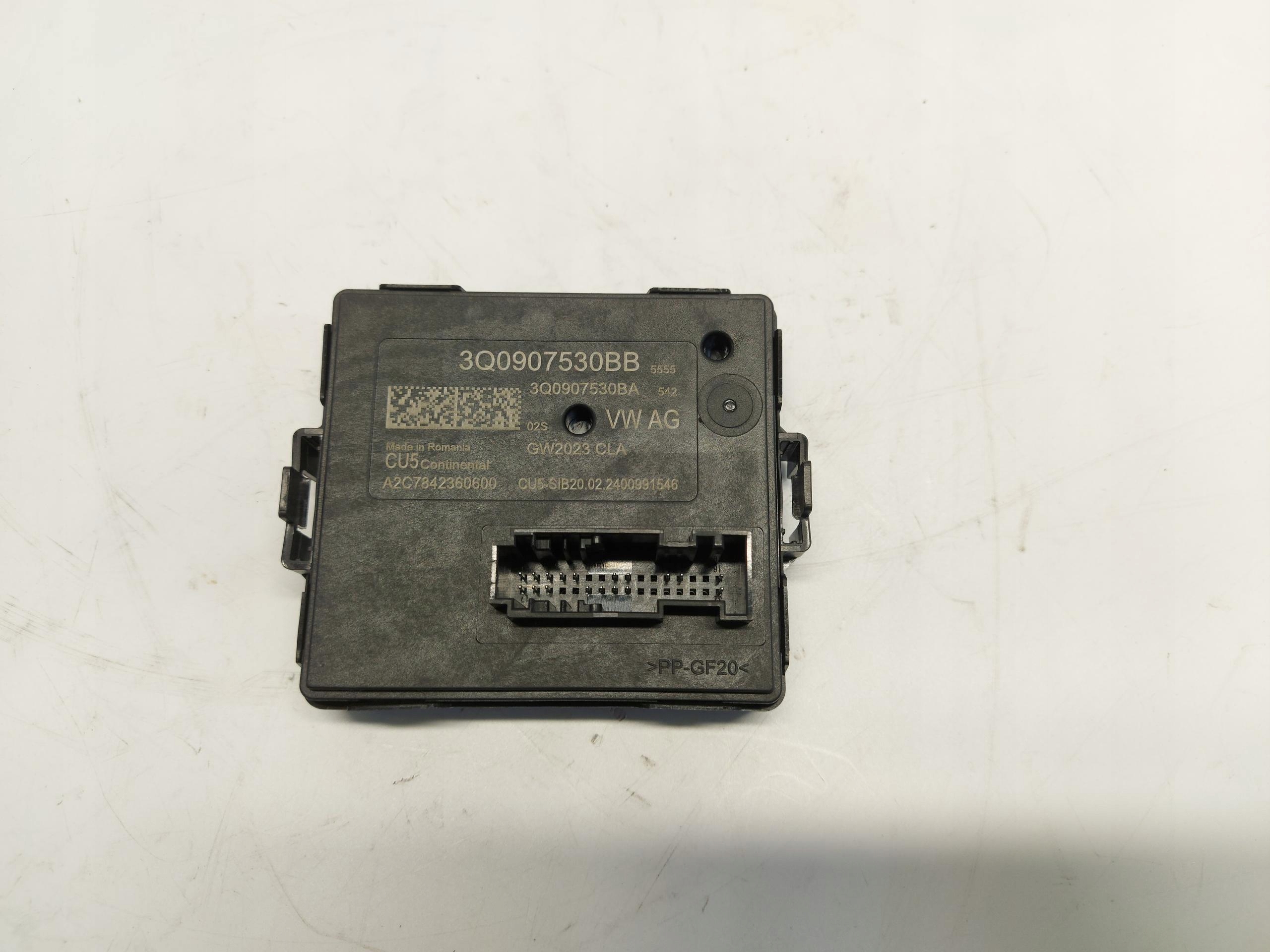 Skoda Karoq Lift 57A module control unit 3Q0907530B