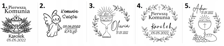 PODZIĘKOWANIE DLA GOŚCI herbata kawa KOMUNIA ŚW EAN (GTIN) 7416355948127