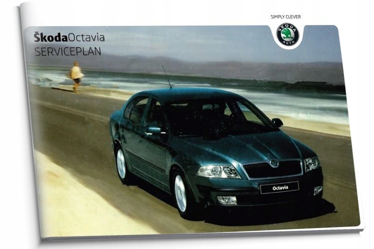 Skoda Octavia Dánská Dánsko Servisní kniha
