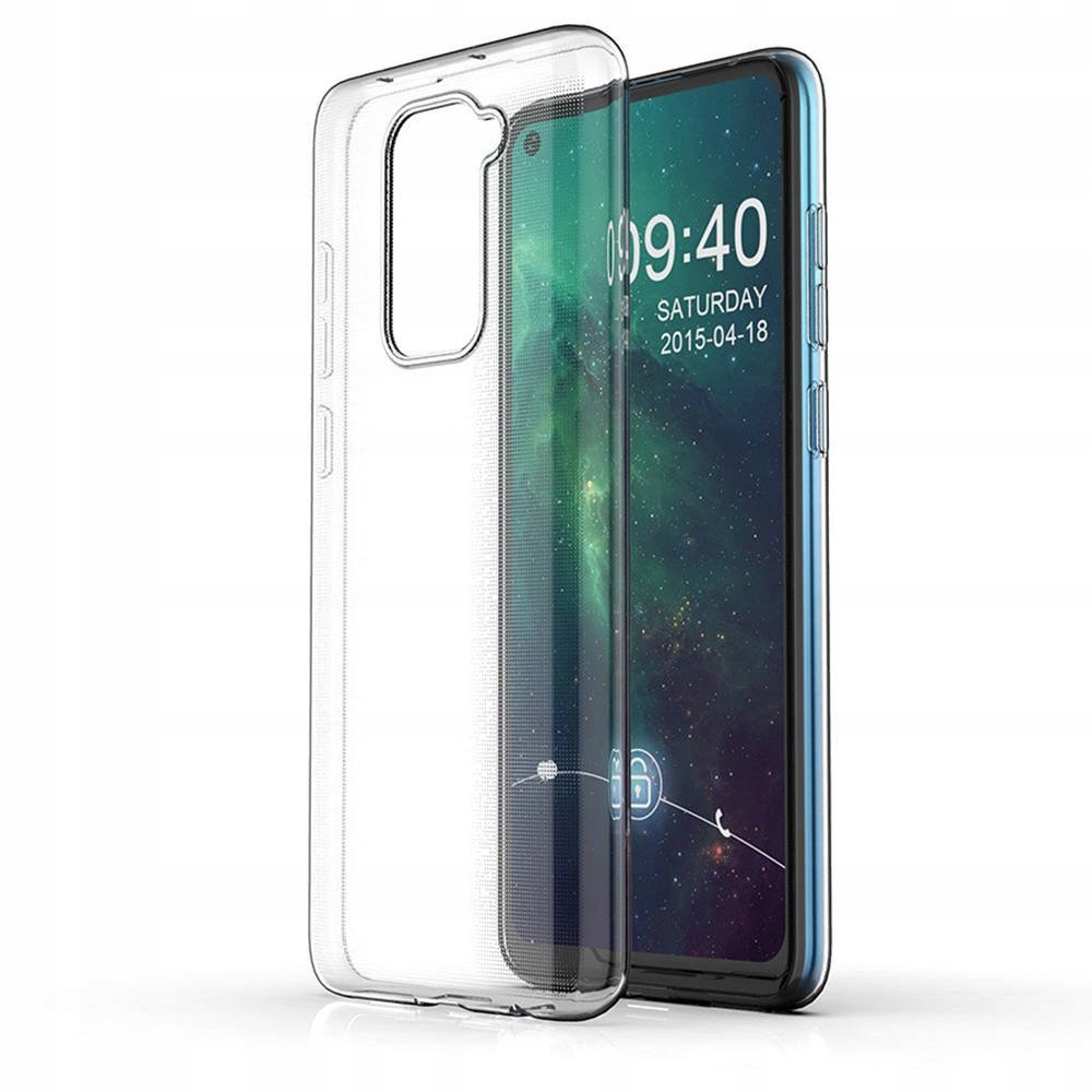 

Etui Silikonowe Case doXIAOMI Redmi Note 9 +Szkło