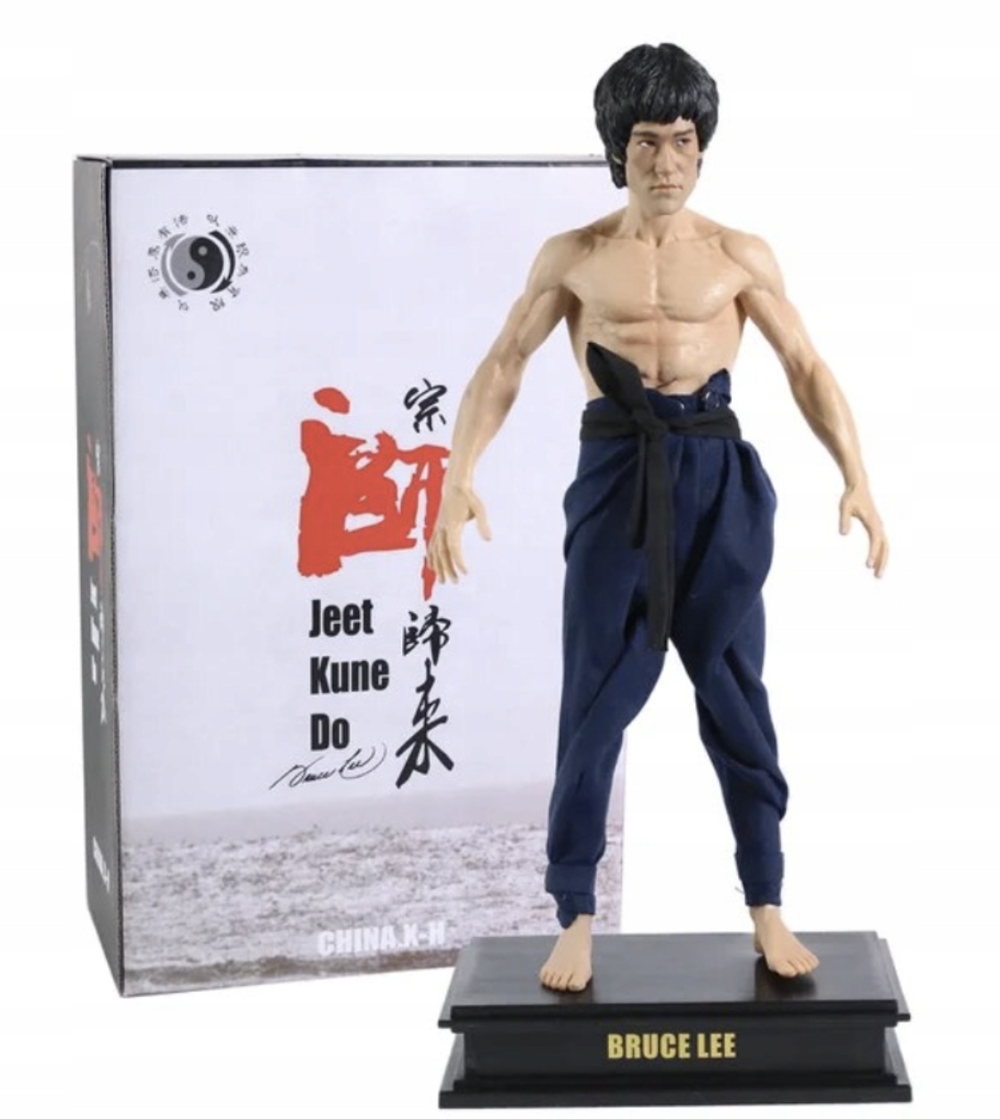 Bruce Lee 32 cm figurka jako živá Skutečné oblečení Speciální edice Výročí
