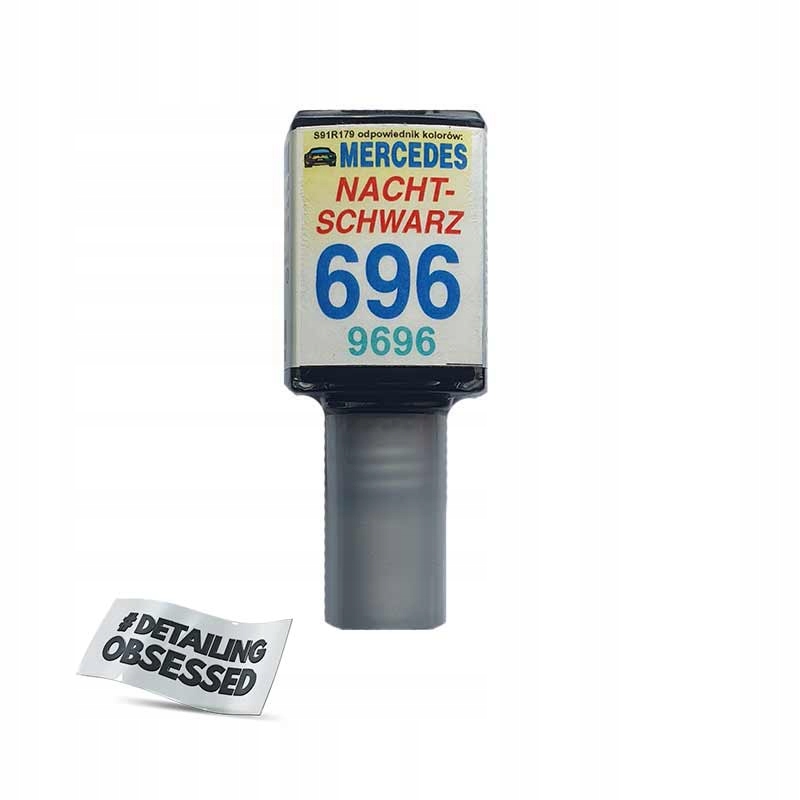 Zaprawka 696 Nacht Schwarz Mercedes 10ml