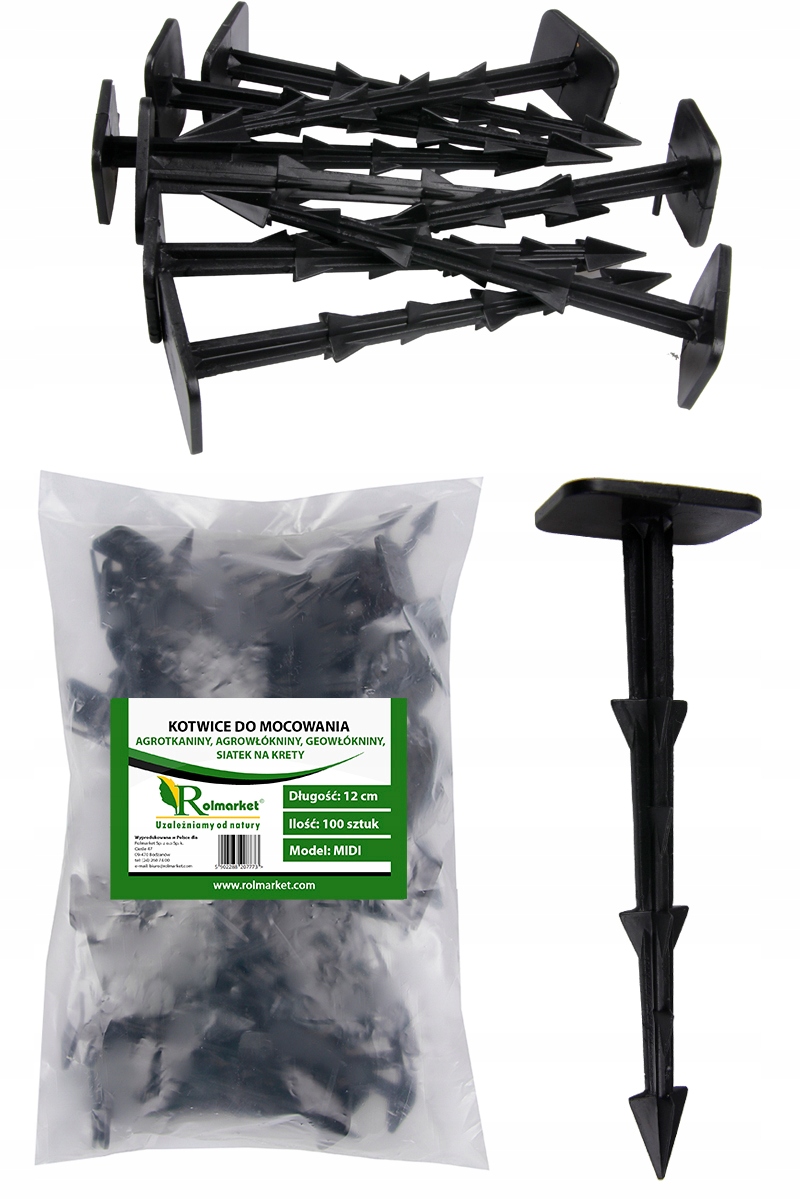 

Mocne Szpilki Kotwice Kołki Do Agrowłokniny 100szt