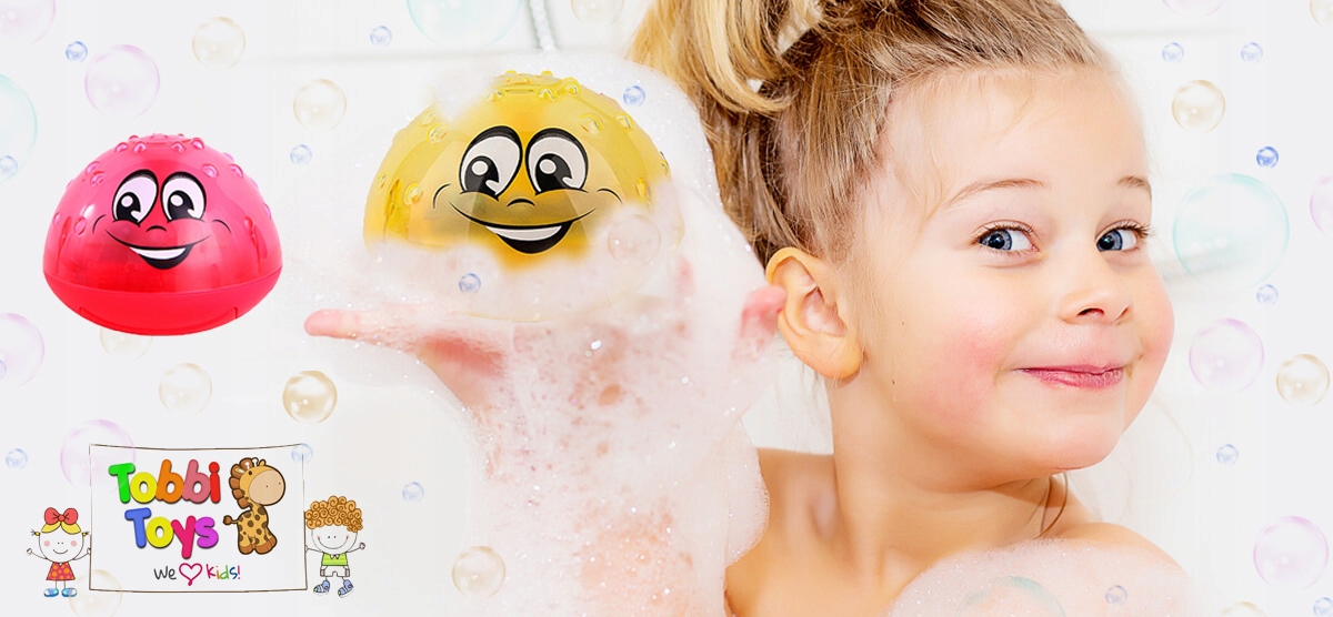 ZABAWKA DO KĄPIELI WANNY FONTANNA LED Efekty dźwiękowe podświetlenie LED