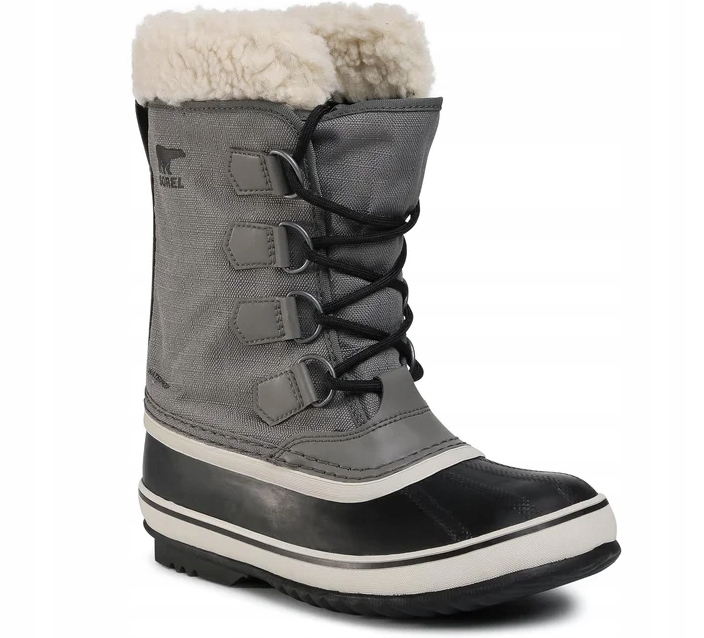 Sorel Dámské Šedé Sněhule Se Šněrováním Z Kůže 43 Ž7I