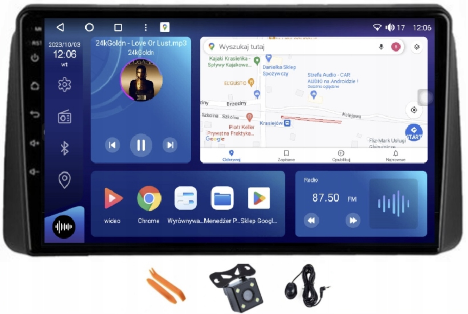 Radio Android Gps Qled Carplay Dodge Grand Caravan Lancia Voyager 11-20