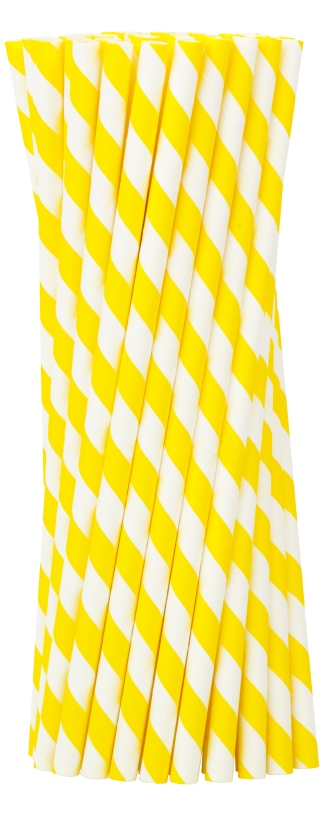 Słomki papierowe eko do picia urodziny 100 szt.