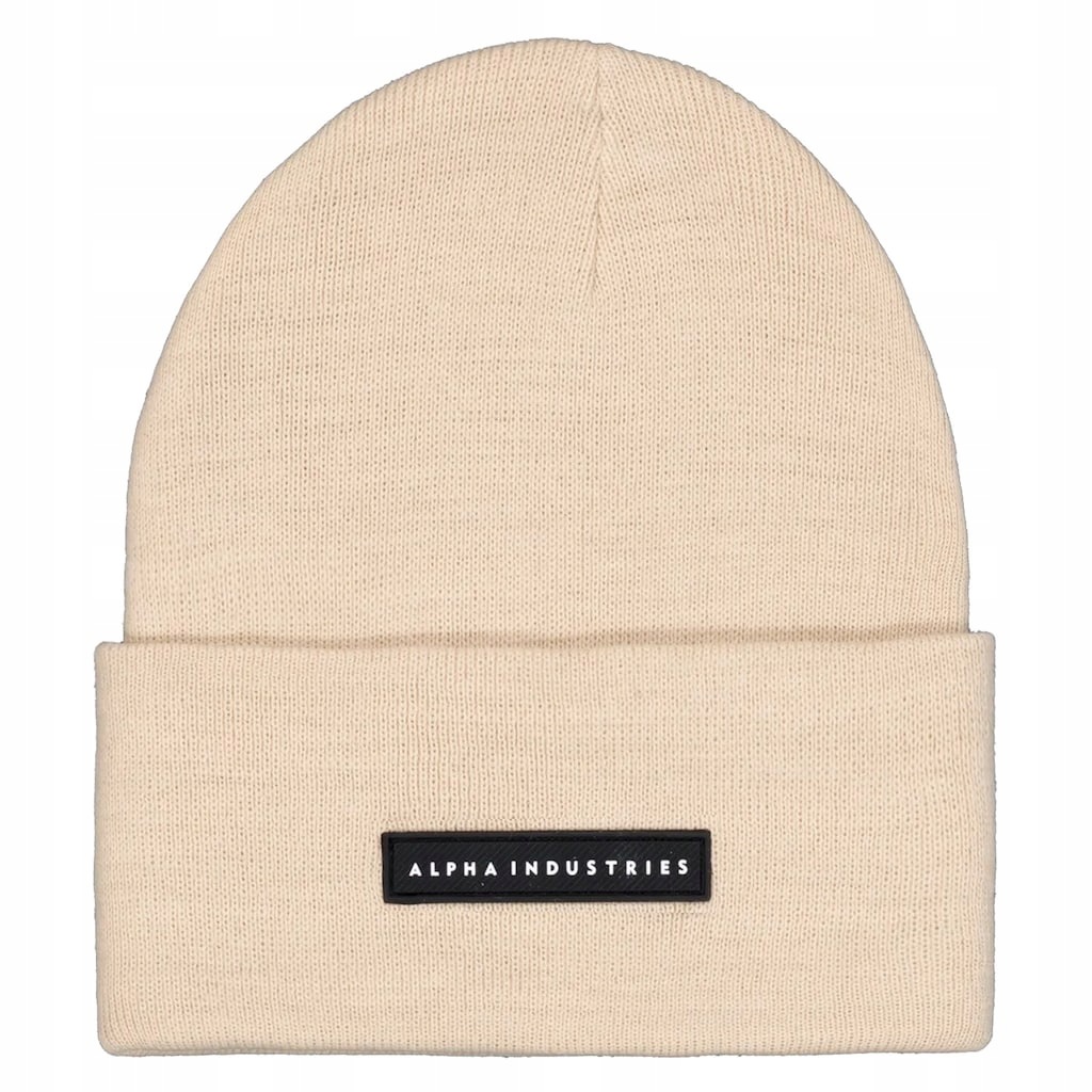 Alpha Industries čepice beanie béžová velikost univerzální