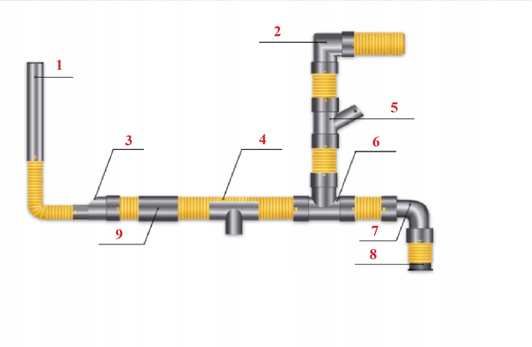 Rura falista drenarska PVC fi 80 bez otworów -50m EAN (GTIN) 5907565632453