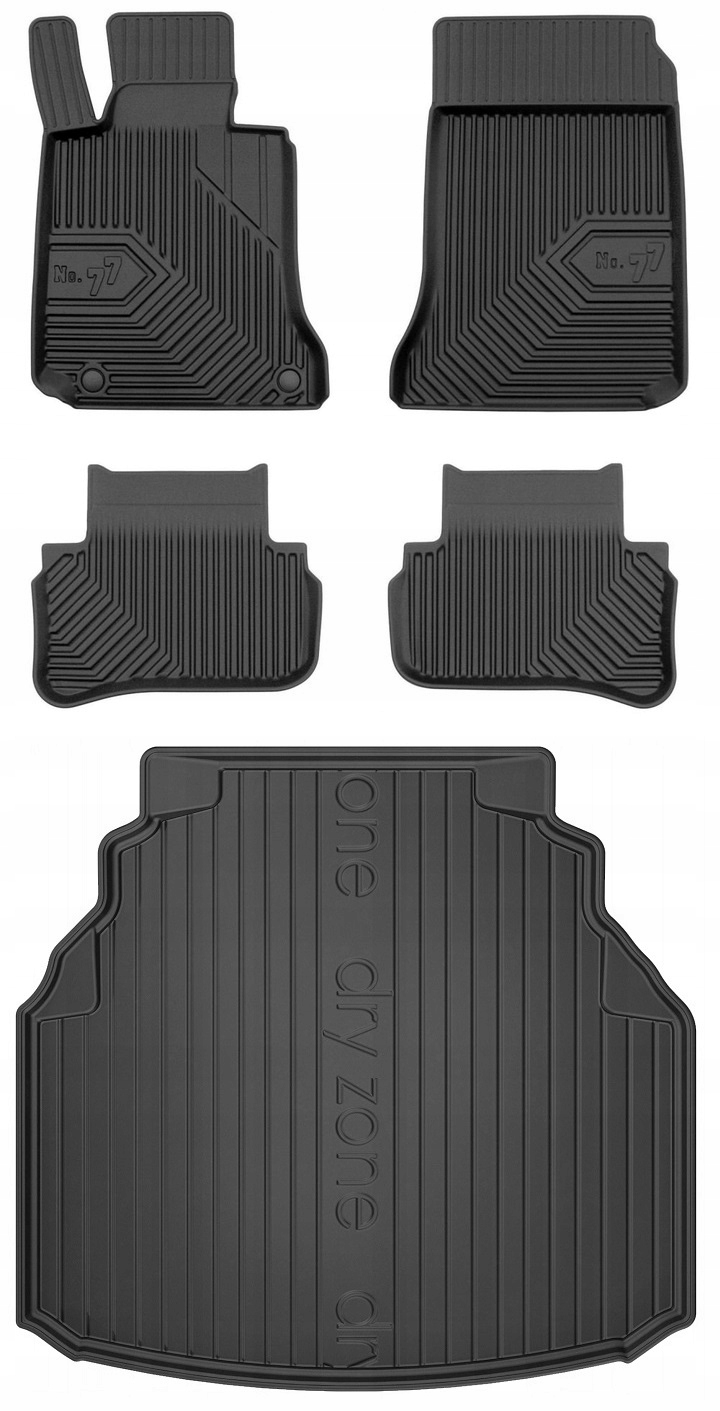 Set 77 Koberce a rohože Mercedes C W204 Sedan 2007-2014