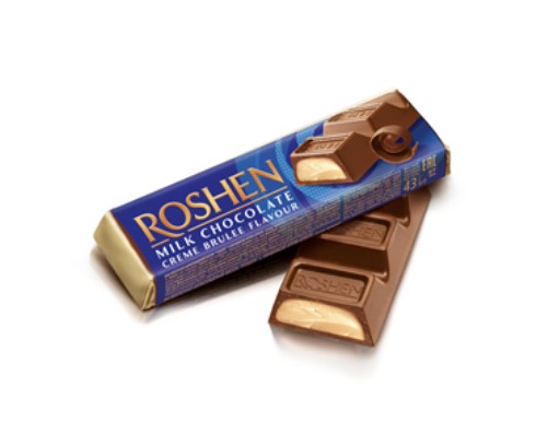 Levně Roshen Tyčinka s náplní Creme brulee 43 g x 180 ks