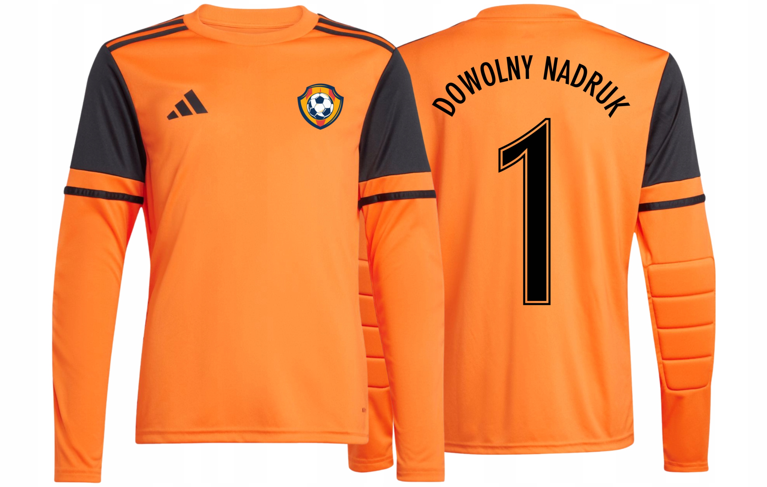 Brankářská Mikina Pro Děti Adidas Squadra 25 Libovolný Potisk Logo 152 cm